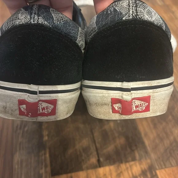Vans wireframe skull print sneakers size 10 - Picture 5 of 7
